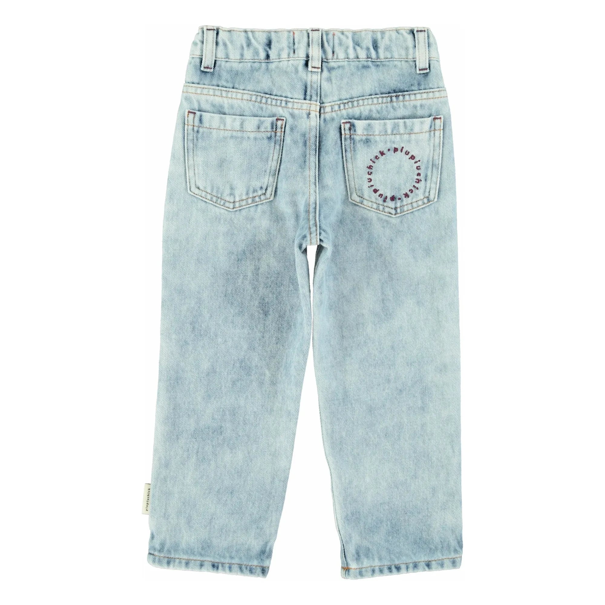 Piupiuchick - Washed Jeans Regular Fit | Hellblau