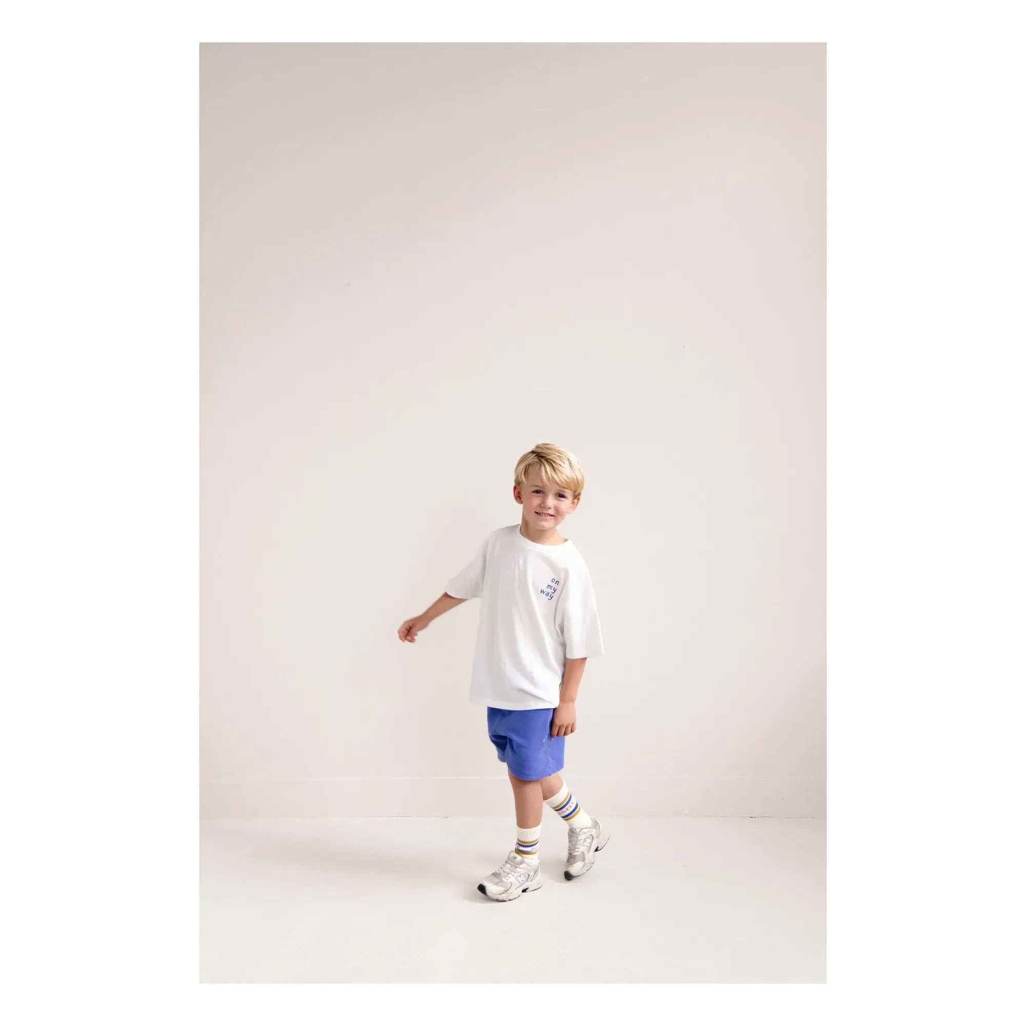 Jenest - Oversize T-Shirt "Ben On My Way" Bio-Baumwolle | Weiß