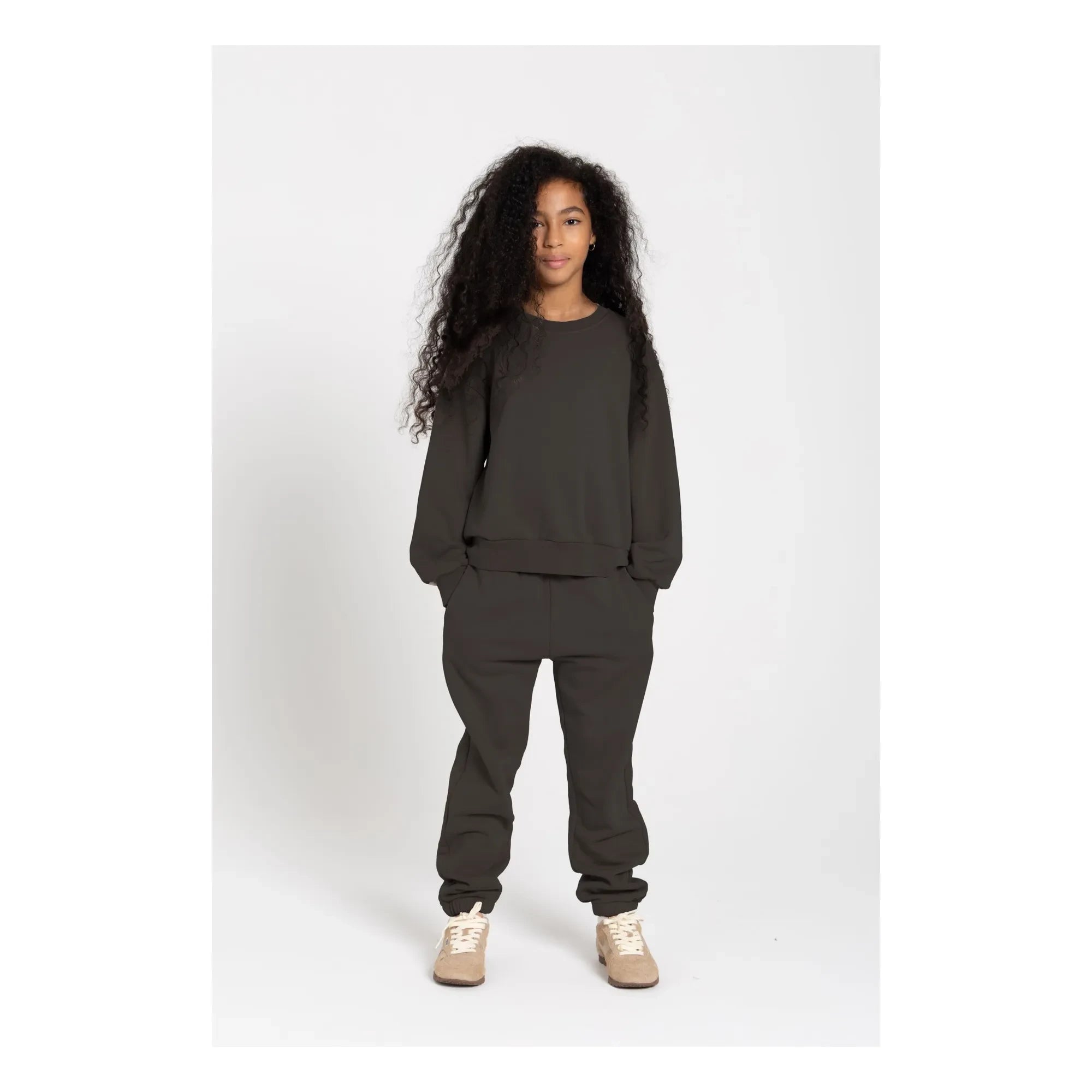 Smallable Kid - Maia Sweatshirt aus Bio-Baumwolle | Dunkelgrau