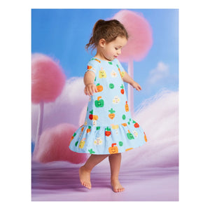 Halcyon Nights - Hellblau | Gemüse-Kleid