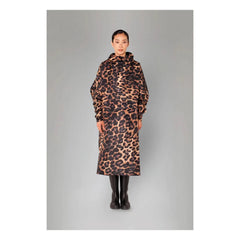 Rainkiss - Dunkler Leopard Wasserdichter Poncho - Damenkollektion | Braun