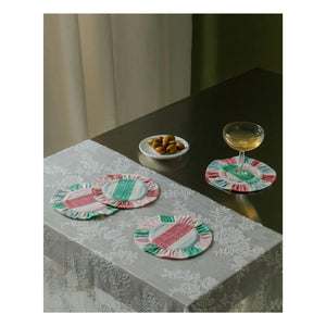 Tarta Gelatina - Bio-Baumwoll-Untersetzer - 4er Set
