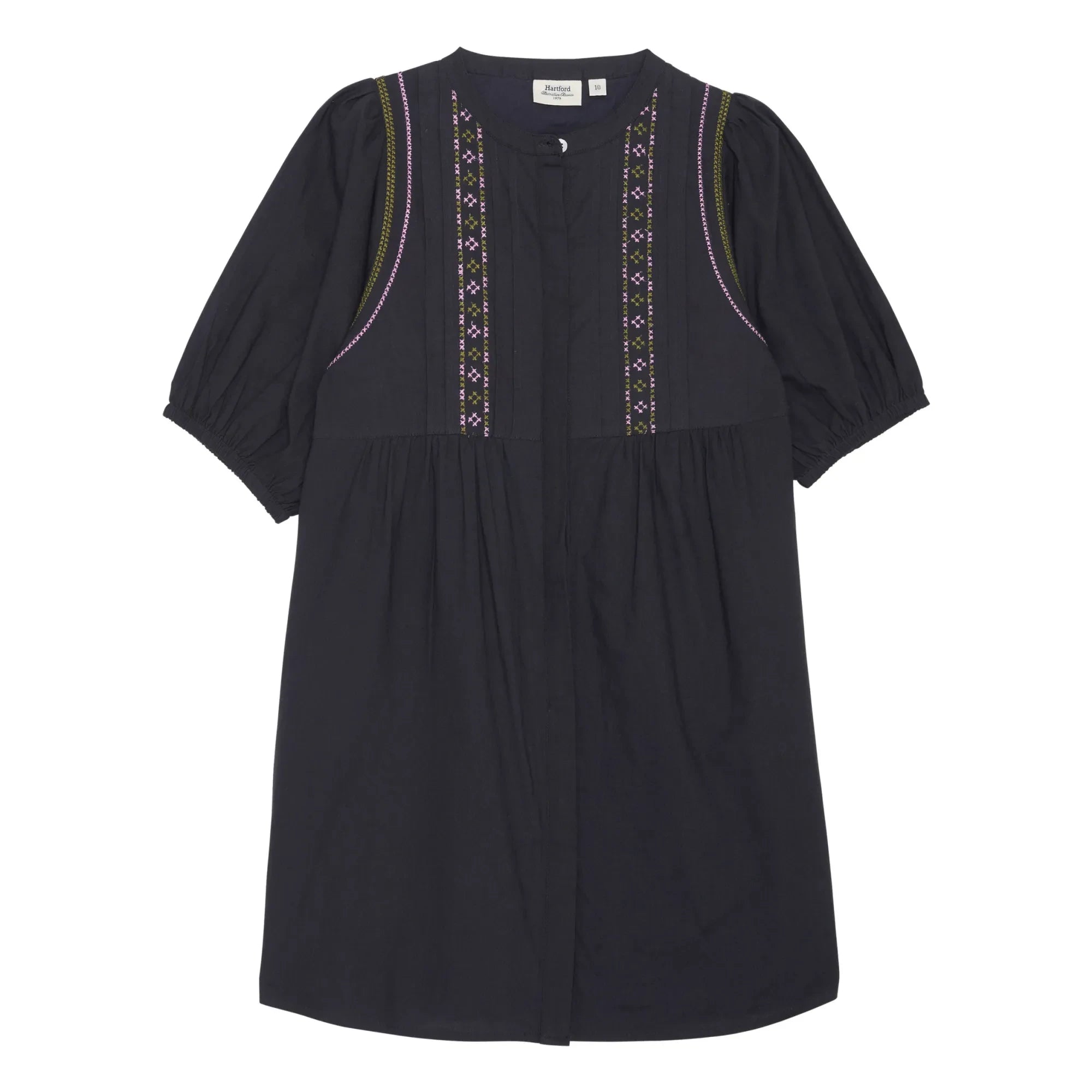 Hartford - Rema Besticktes Kleid | Nachtblau