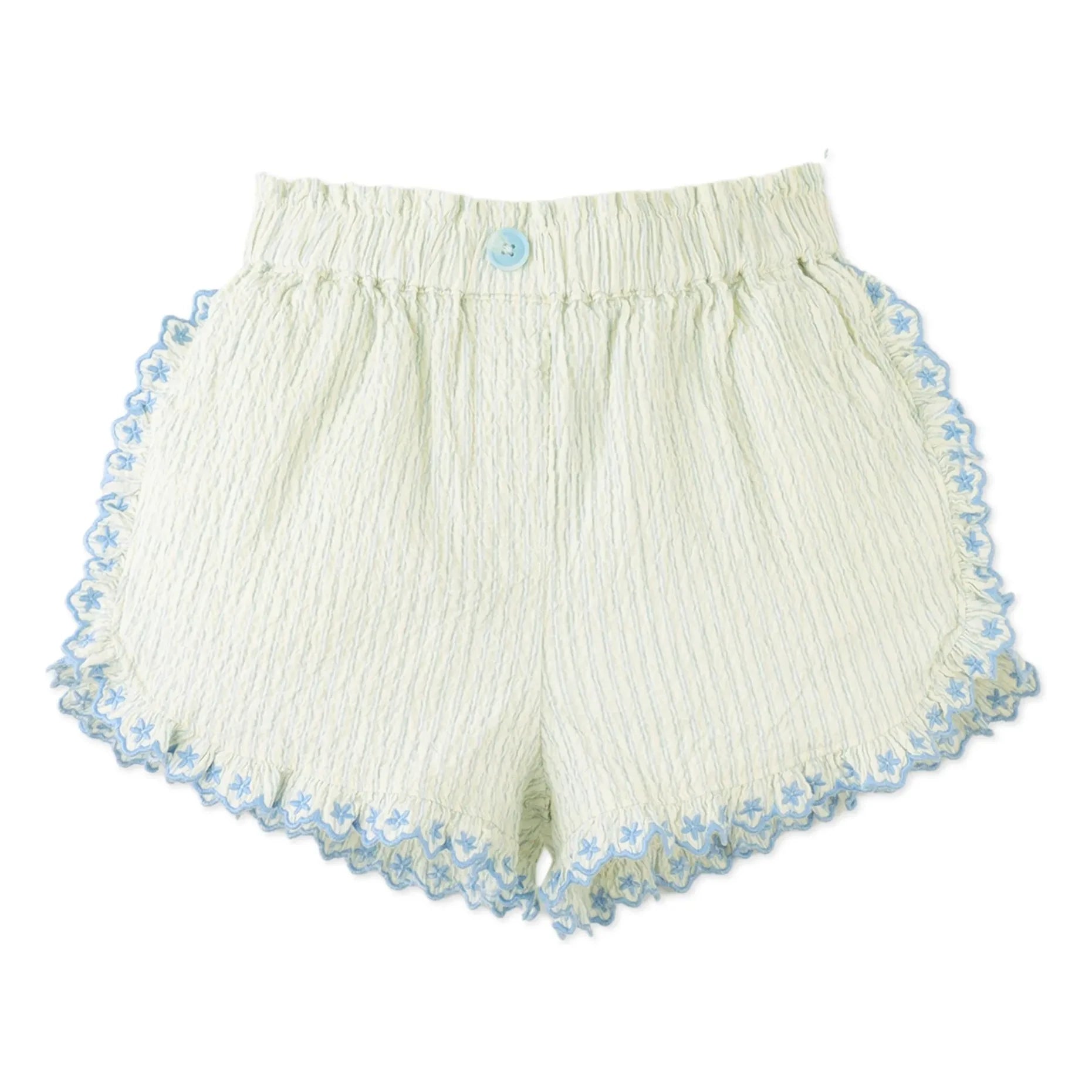 Gingersnaps - Isabel Gestreiftes Oberteil und Shorts-Set | Blau