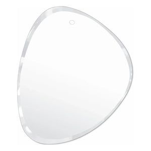 M Nuance - Facettierter Extraflacher Spiegel - Rund 50,5 x 62 cm