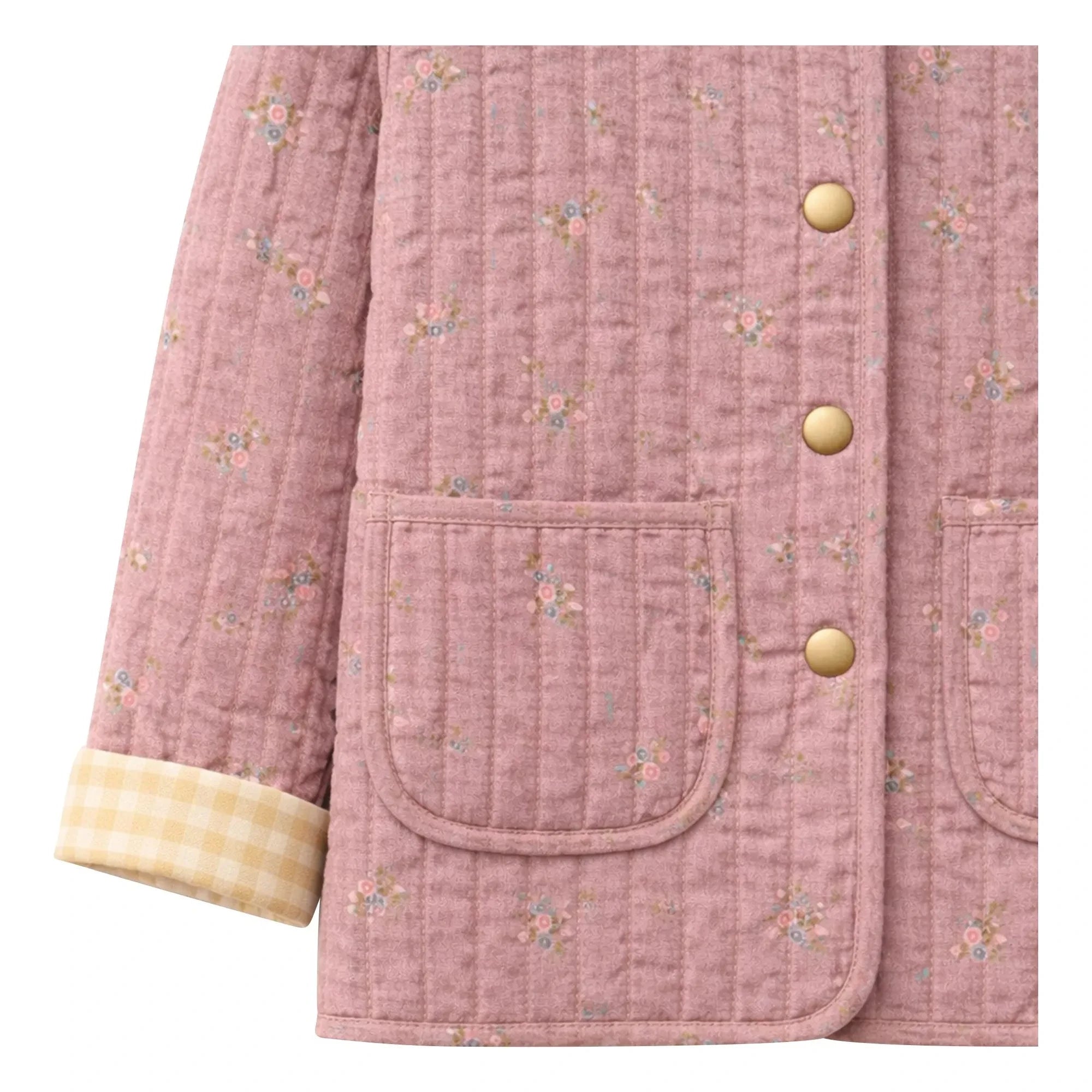 Lililotte - Valentina Fleurie Bio-Baumwolljacke | Dusty Pink