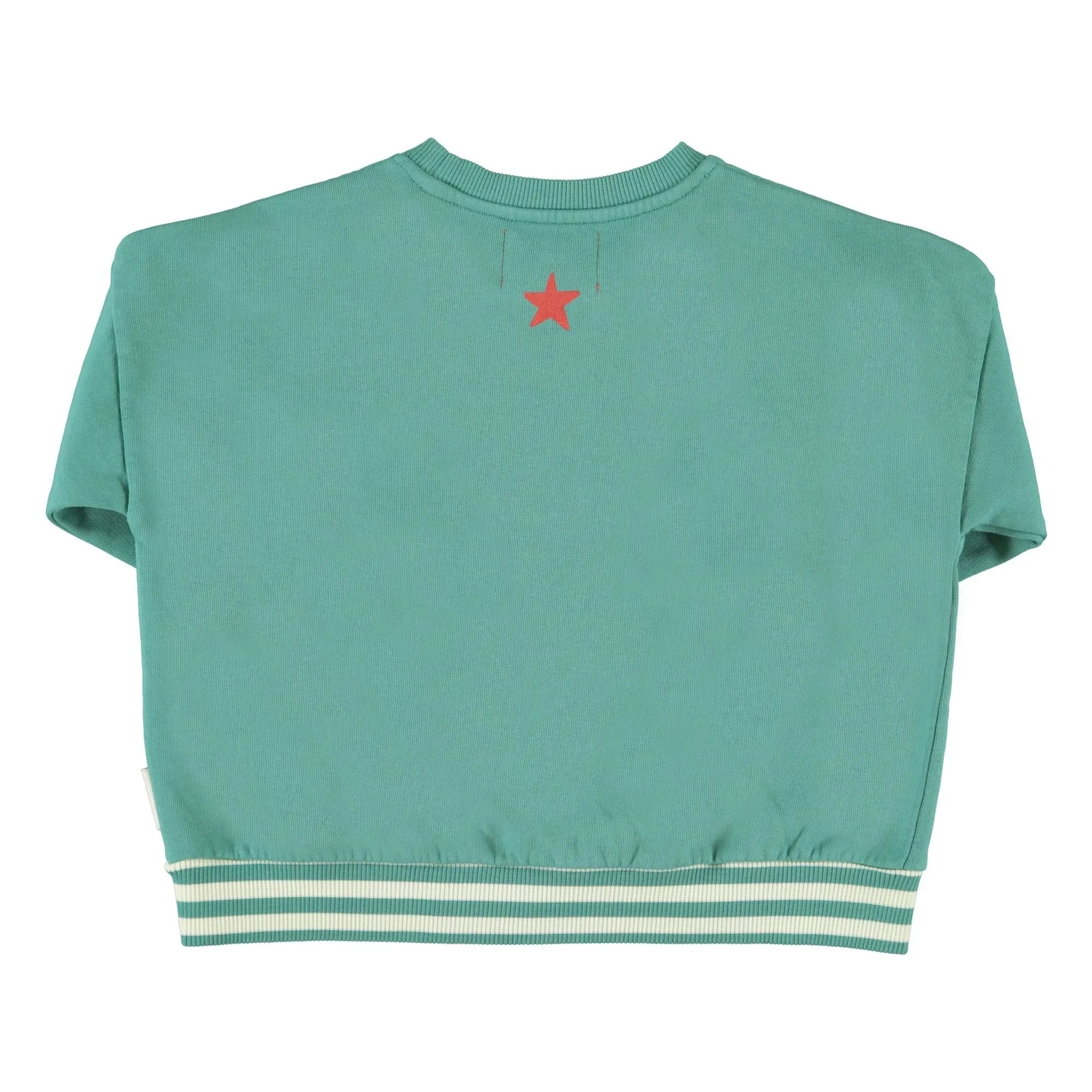 Piupiuchick - Here We Go Sweat Organik pamuk | Yeşil
