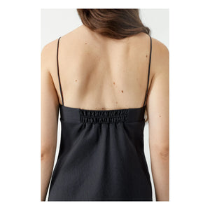 Cordera - Herzförmiges Dekolleté Kleid | Schwarz