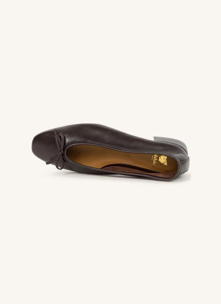 Bobbies - Agata Leder Ballerinas | Braun