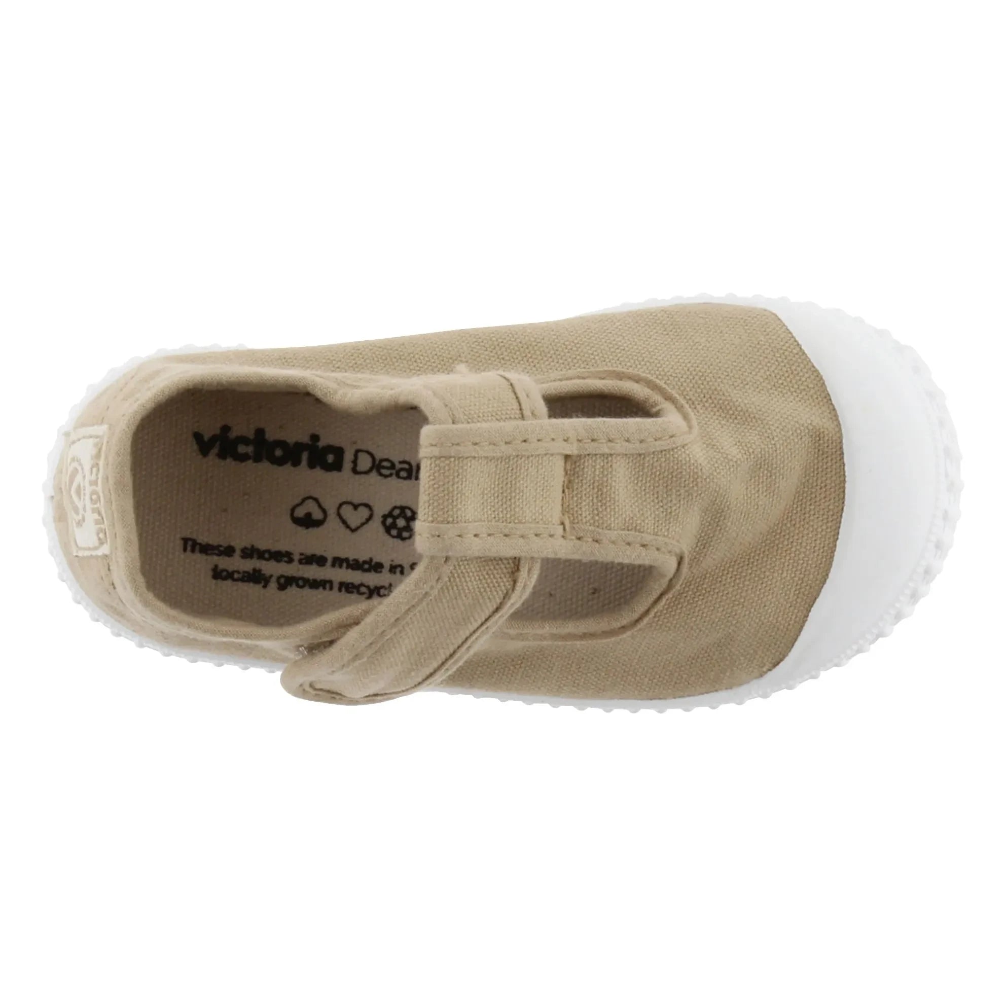 Victoria - Kratzer Sneaker Riemchen Sandale Canvas | Camel