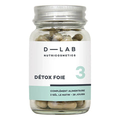 D-LAB NUTRICOSMETICS - Leber-Detox-Ergänzungsmittel - 1 Monat