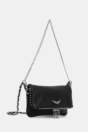 ZADIG&VOLTAIRE ROCK NANO GRAINED LEATH STUDS Deri Çanta