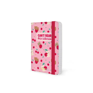 Legami - 16-Monat-Wochen-Fototagebuch 2026/2027 - Rosa Teddybär - Klein mit Notizbuch