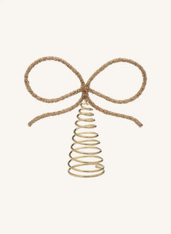 Anna + Nina - "Knot Quite Ordinary" Weihnachtsbaum-Spitze | Gold