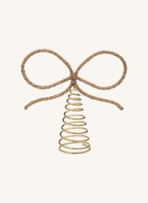 Anna + Nina - "Knot Quite Ordinary" Weihnachtsbaum-Spitze | Gold