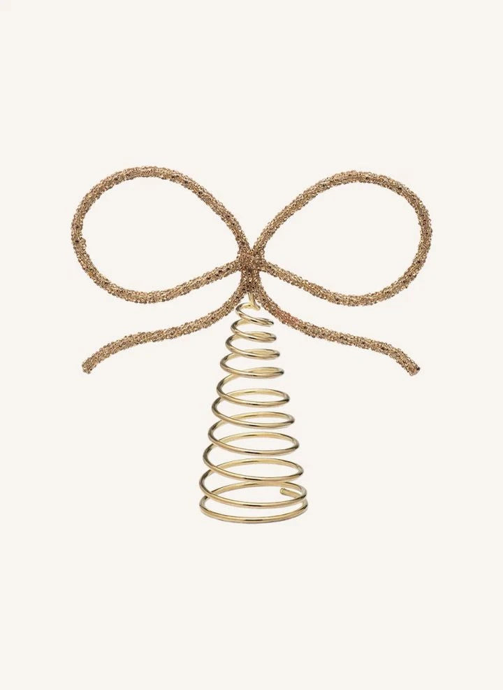Anna + Nina - "Knot Quite Ordinary" Weihnachtsbaum-Spitze | Gold