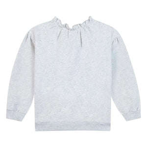 Bonton - Gepunktete New York Fleece-Strickjacke | Grau