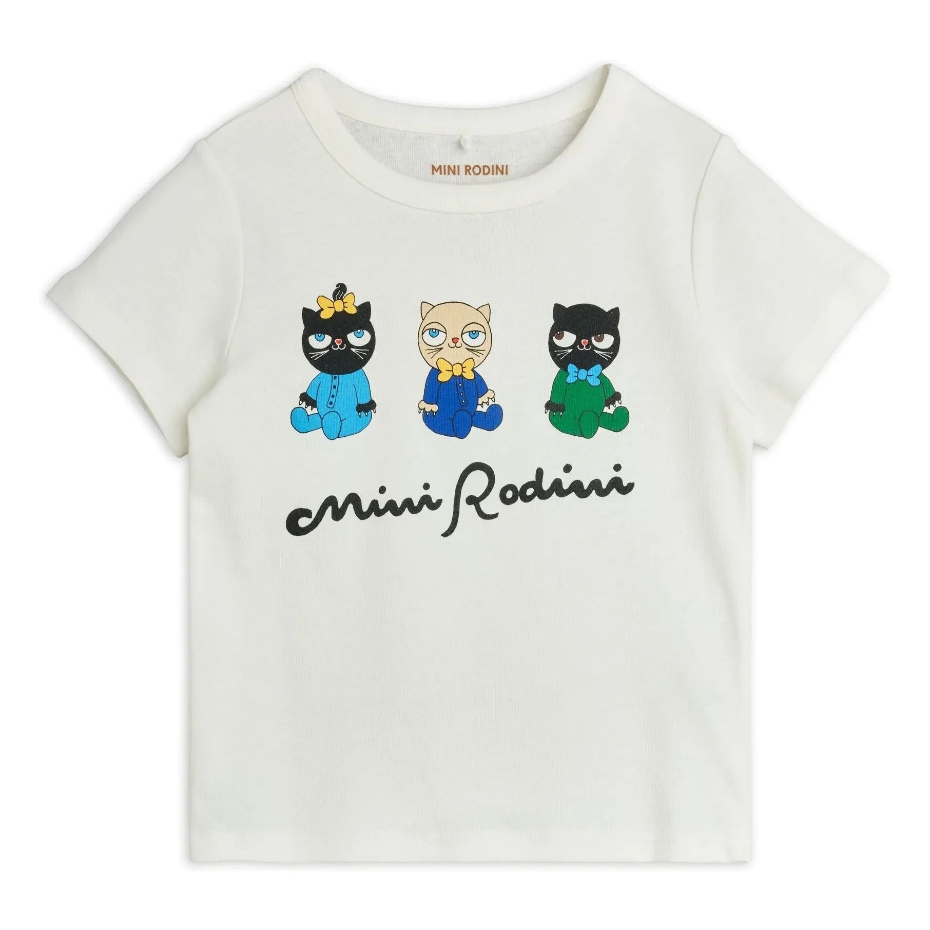 Mini Rodini - Tier-T-Shirt Bio-Baumwolle | Weiß
