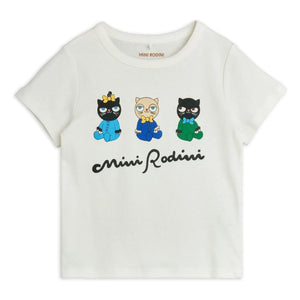 Mini Rodini - Tier-T-Shirt Bio-Baumwolle | Weiß