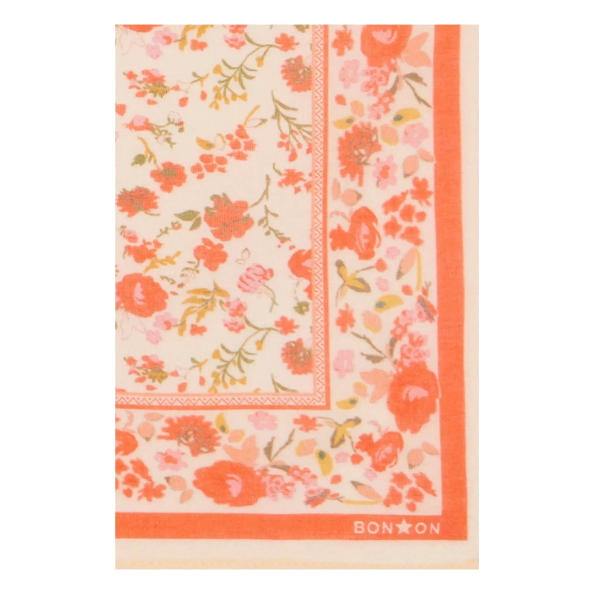 Bonton - Foulard mit Blumenmuster | Rot