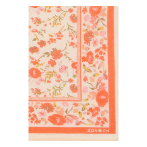 Bonton - Foulard mit Blumenmuster | Rot