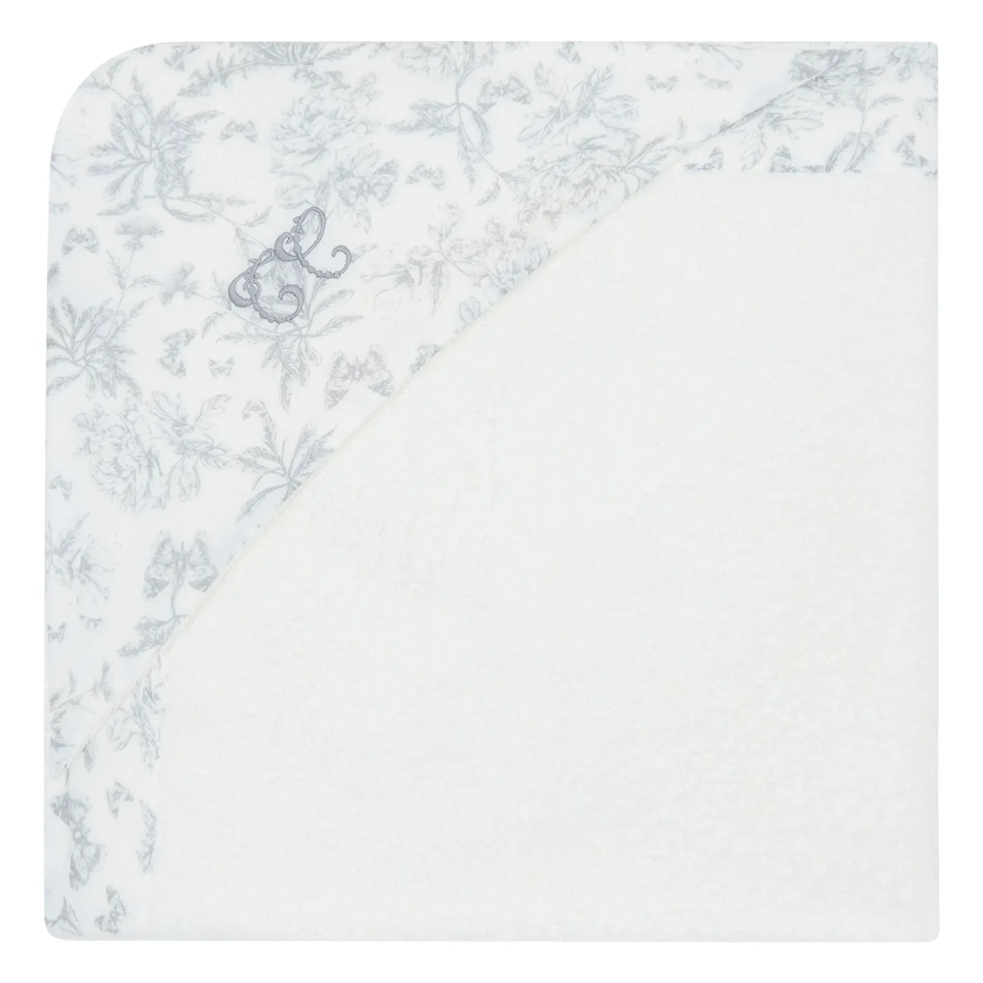 Tartine et Chocolat - Toile de Jouy Babybademantel | Grau