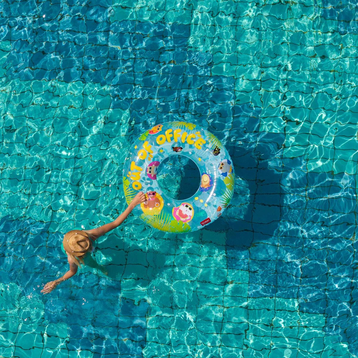 Legami - Out of Office Maxi Inflatable Pool Ring - Maxi Pool Ring