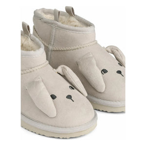 Liewood – Alban Hase recycelte Faserschuhe | Hellgrau