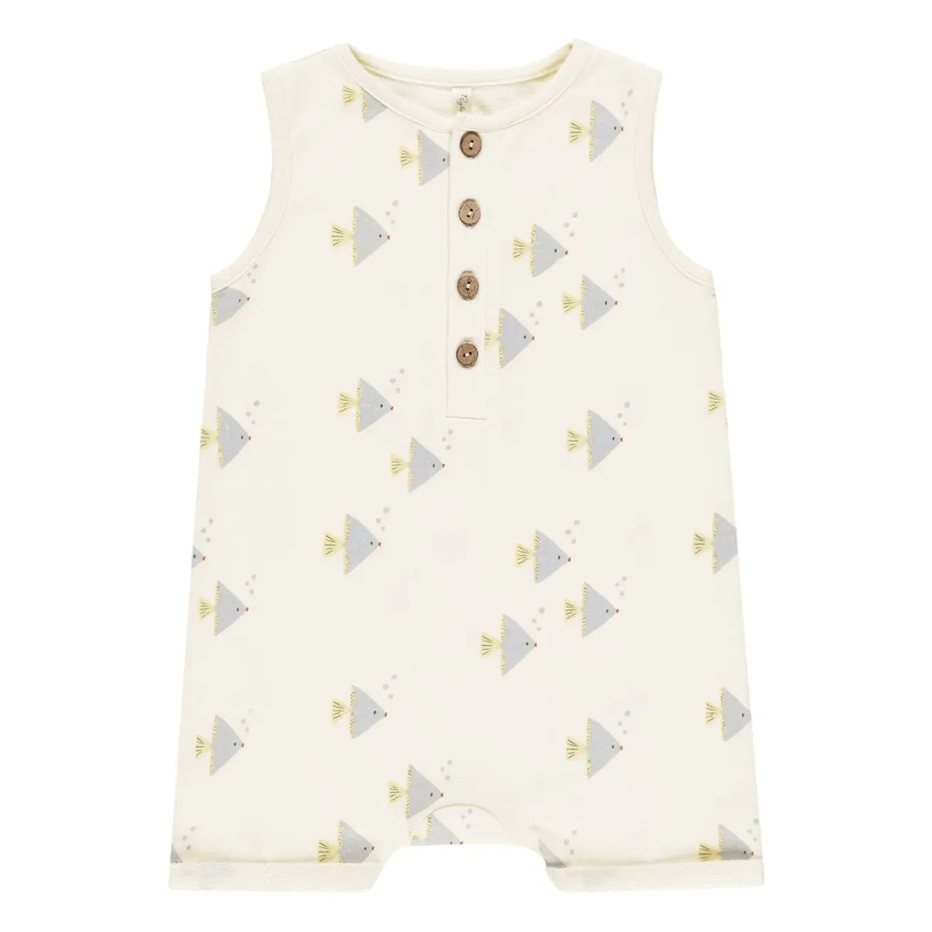 Rylee + Cru - Davis Overall-Shorts | Elfenbein