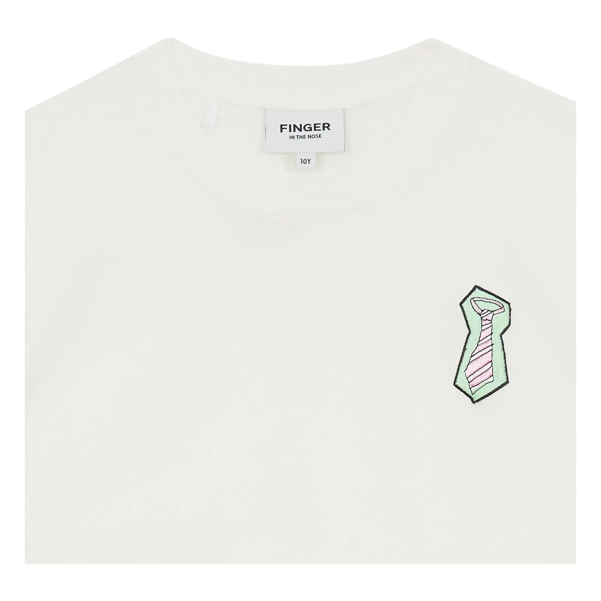 Finger in the nose - Oversize Filo organik pamuklu T-shirt | Beyaz