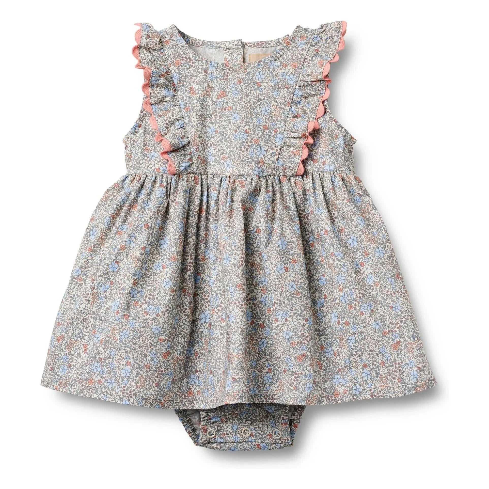 Wheat - Bedrucktes Paspelkleid Safia | Hellblau
