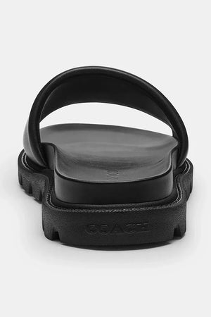 Coach Brynn Leather Slide Sandal Kadın Deri Düz Taban Terlik