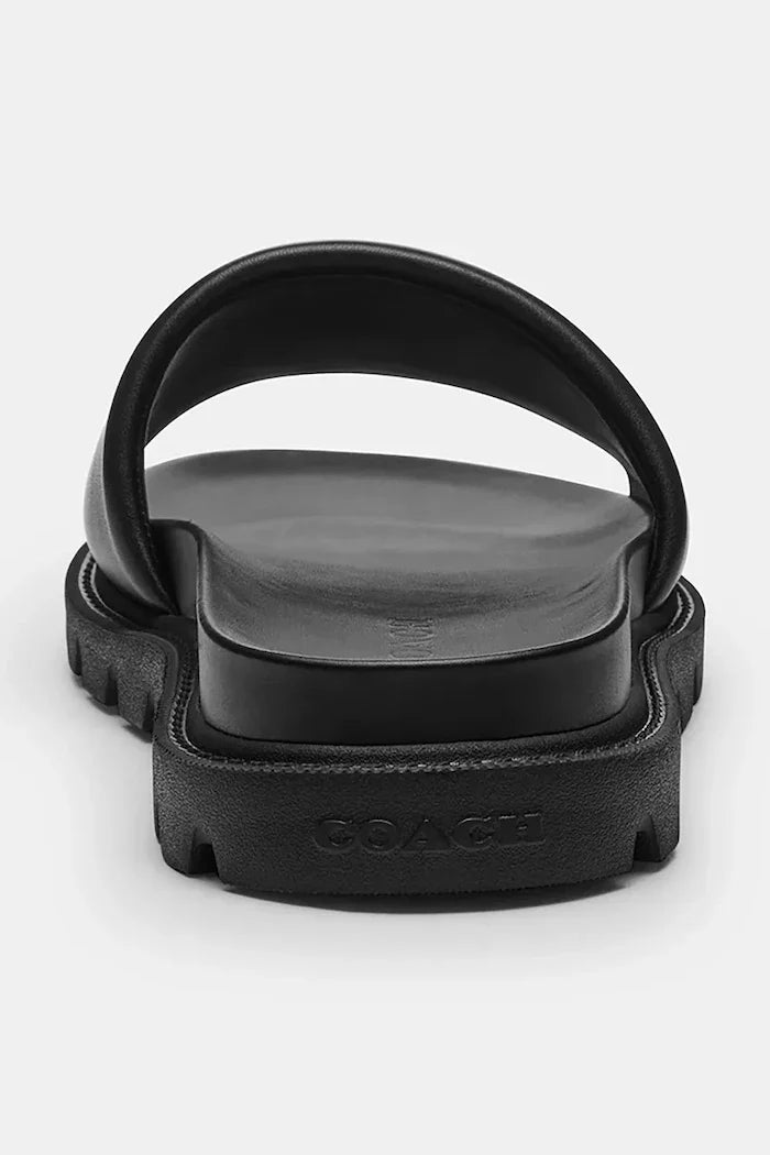 Coach Brynn Leather Slide Sandal Kadın Deri Düz Taban Terlik