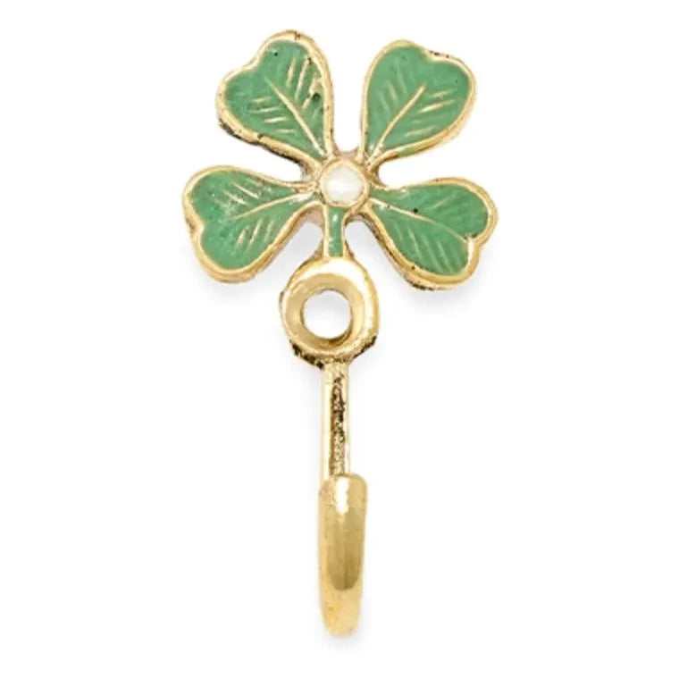 Doing Goods - Lucky Clover Messing-Garderobenhaken | Gold