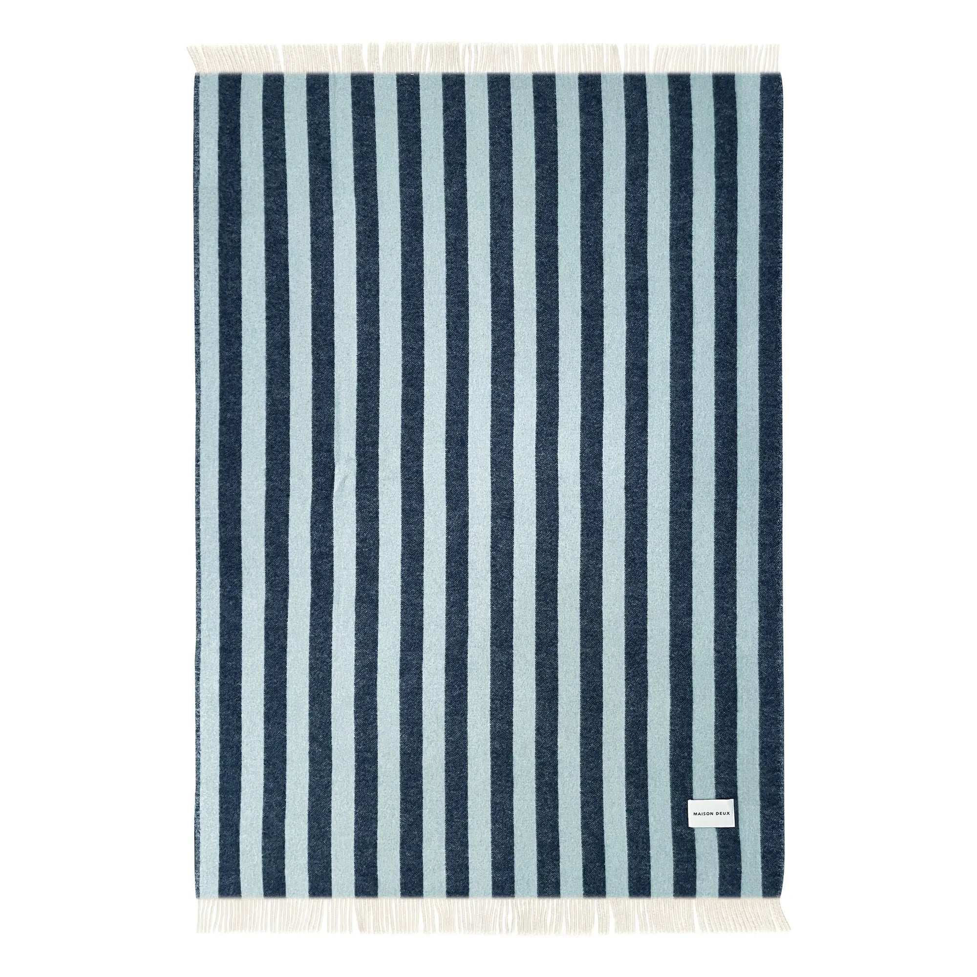Maison Deux - Candy Wrap yün battaniye | Lacivert