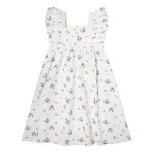 Tocoto Vintage - Blumenkleid | Weiß