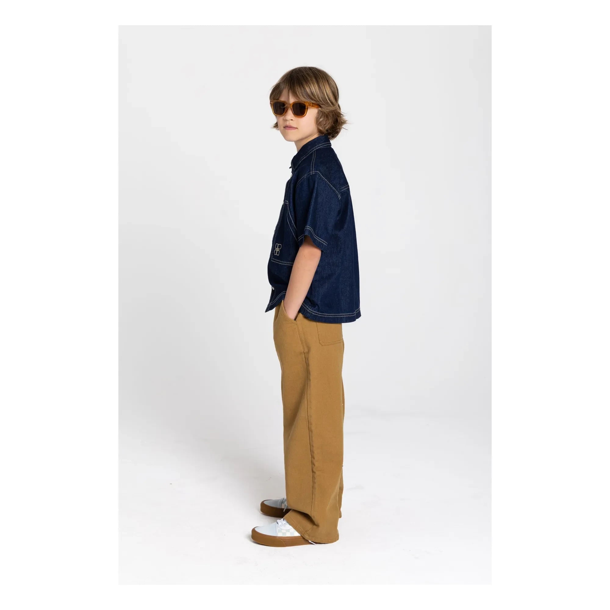 Hundred Pieces - Biggy Chino Hose | Braun