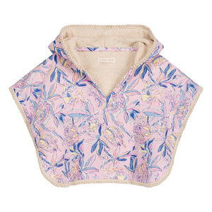 Louise Misha - Mael Badeponcho aus Bio-Baumwolle | Blassrosa