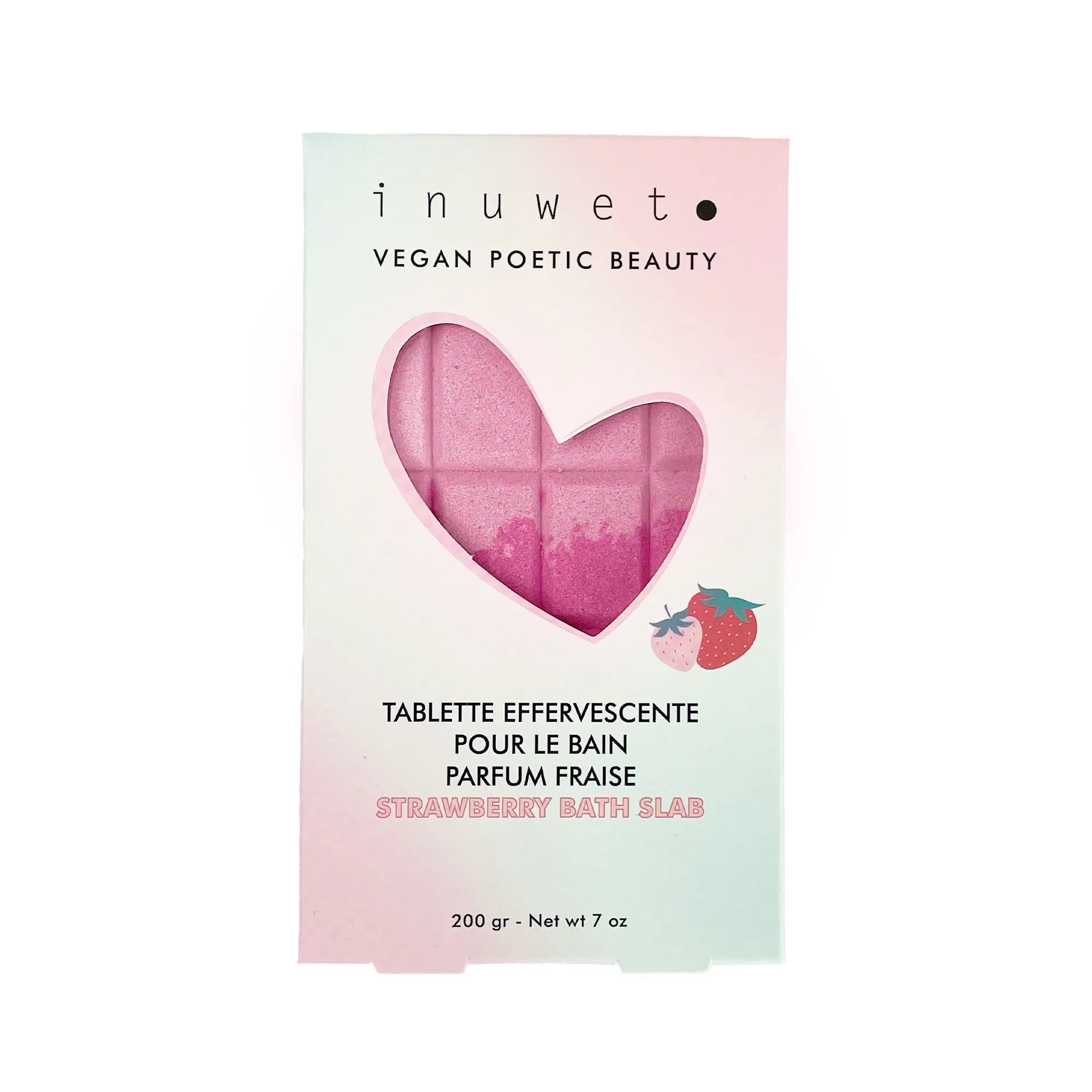Inuwet - Glänzende Erdbeer-Badeseife - 200 g