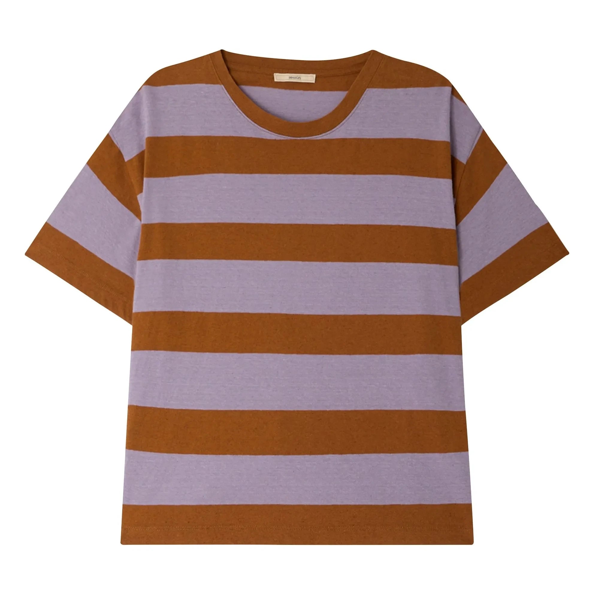 Sessùn - Tooli Baumwoll-T-Shirt | Lila