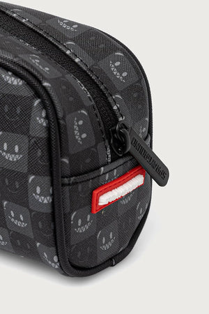 Sprayground - Graue Stiftetasche mit Haifischen in Paris 910B9316NSZ