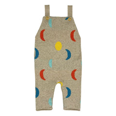 Bayiri - Moon Phases Bio-Baumwoll-Strampler | Heather Beige