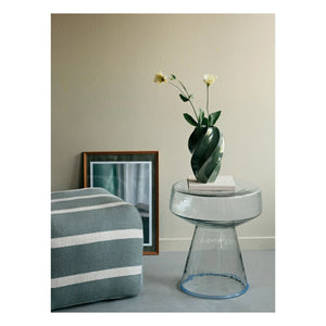 Broste Copenhagen - Odette Vase aus Steinkeramik | Grün