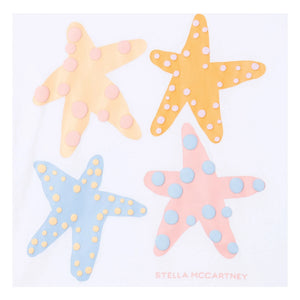 Stella McCartney Kids - Etoiles de Mer Bio-Baumwoll-T-Shirt | Weiß