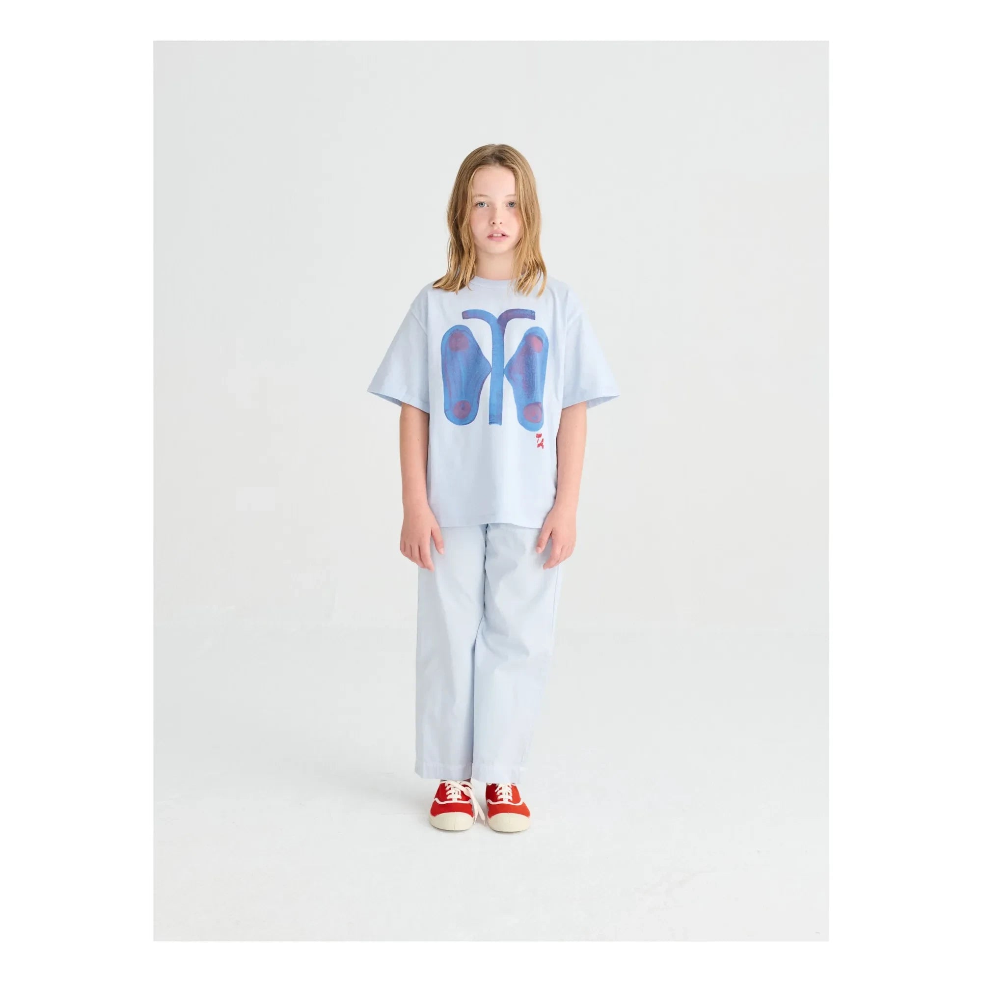 True Artist - Bio-Baumwoll-Schmetterling-Shirt | Hellblau