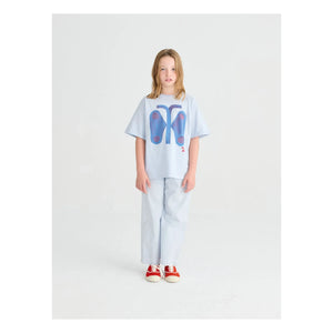 True Artist - Bio-Baumwoll-Schmetterling-Shirt | Hellblau