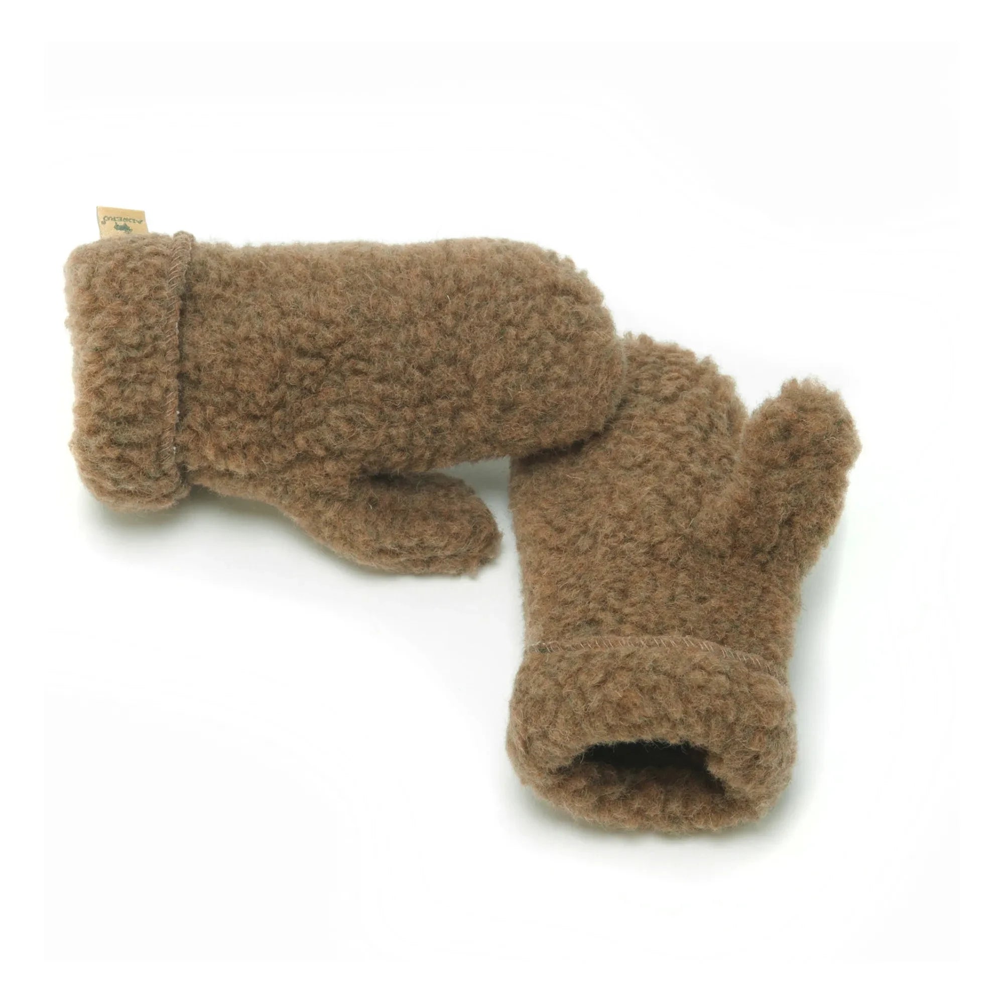 Alwero - Shearling Handschuhe | Chocolate