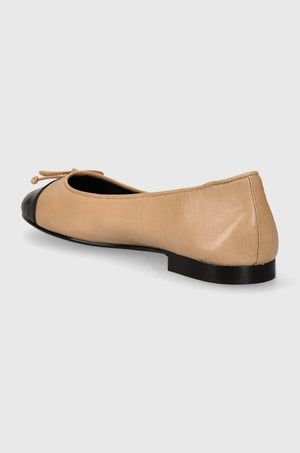 Tory Burch CAP-TOE BALLET Deri Babet