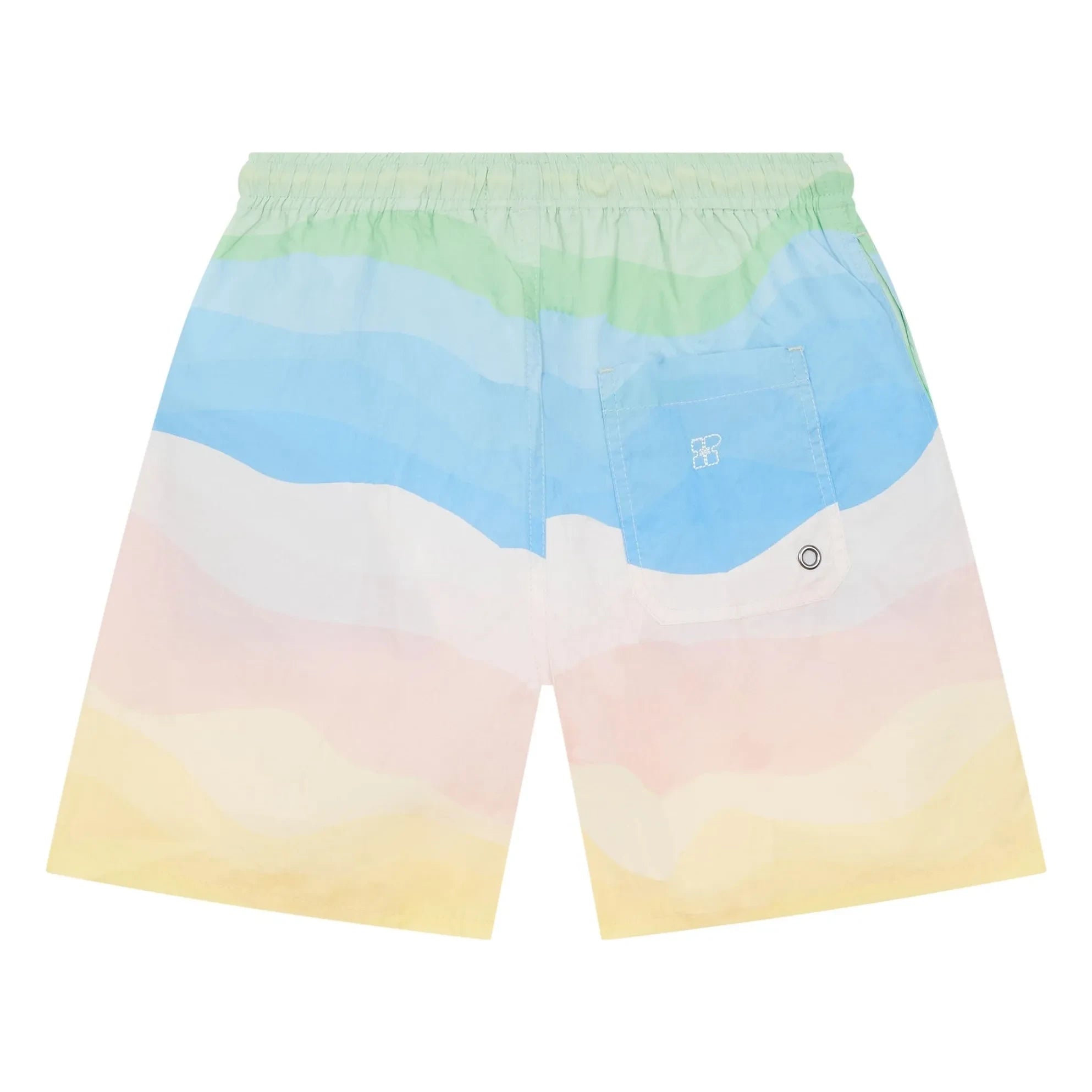 Hundred Pieces – Badeshorts „Wave“ | Grün
