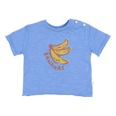 Búho - Muz Bio-Baumwoll Baby-T-Shirt | Indigoblau